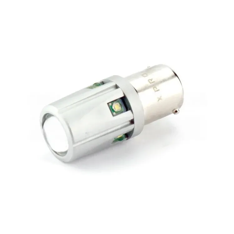 1 Retromarcia LED Lotus Elise Mk3 2010 - 2022: P21W Kannon <strong>LED per Retromarcia Lotus Elise Mk3 2010 - 2022.</strong>Lampadina P21W con una poderosa illuminazione frontale rafforzata da 5 potenti chip laterali.