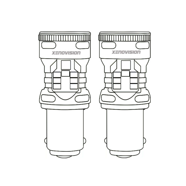1 Retromarcia LED Lotus Elise Mk3 2010 - 2022: P21W Cobra <strong>Retromarcia LED no-spie per Lotus Elise</strong> Mk3 2010 - 2022. Coppia lampade <strong>P21W</strong> modello Cobra super-canbus, raffreddate a ventola.