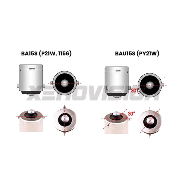 <strong>Freccia posteriore LED no-spie per Honda Prelude</strong> Mk5 1996 - 2000. Lampada <strong>PY21W</strong> modello Gear3 no Hyperflash, raffreddata a ventola.