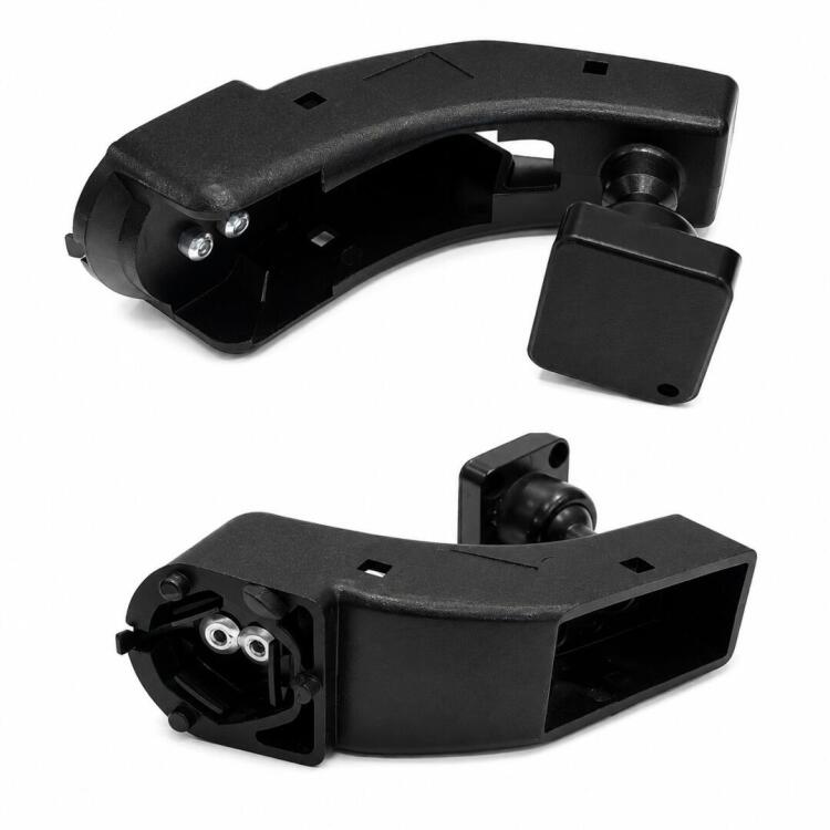 Staffa OEM fit per fissare il kit specchietto retrovisore con telecamera al supporto originale del parabrezza. Montaggio rigido e pulito, senza modifiche. Modello 11.