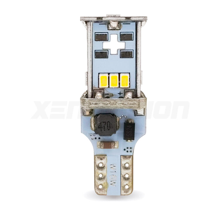 1 Retromarcia LED Renault Laguna III X91 2007 - 2015: T15 Supreme <strong>LED retromarcia per Renault Laguna III</strong> X91 2007 - 2015. 15 Chip CREE 3535, sviluppa un'incredibile potenza. Qualità Massima. Oltre 6W reali di pura potenza.