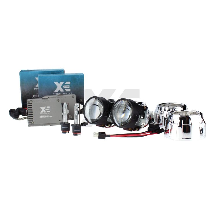 <p>Kit Retrofit HID completo con Proiettori Xenovision X-Blade e Kit Xenon PhemonXT.</p>